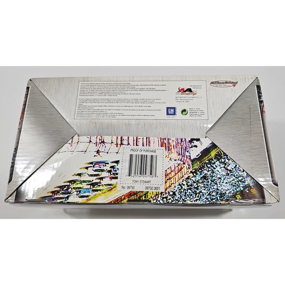 Burger King 2009 Tony Stewart #14 NASCAR Rev-N-Go Race Car New In Box. - Picture 9 of 10